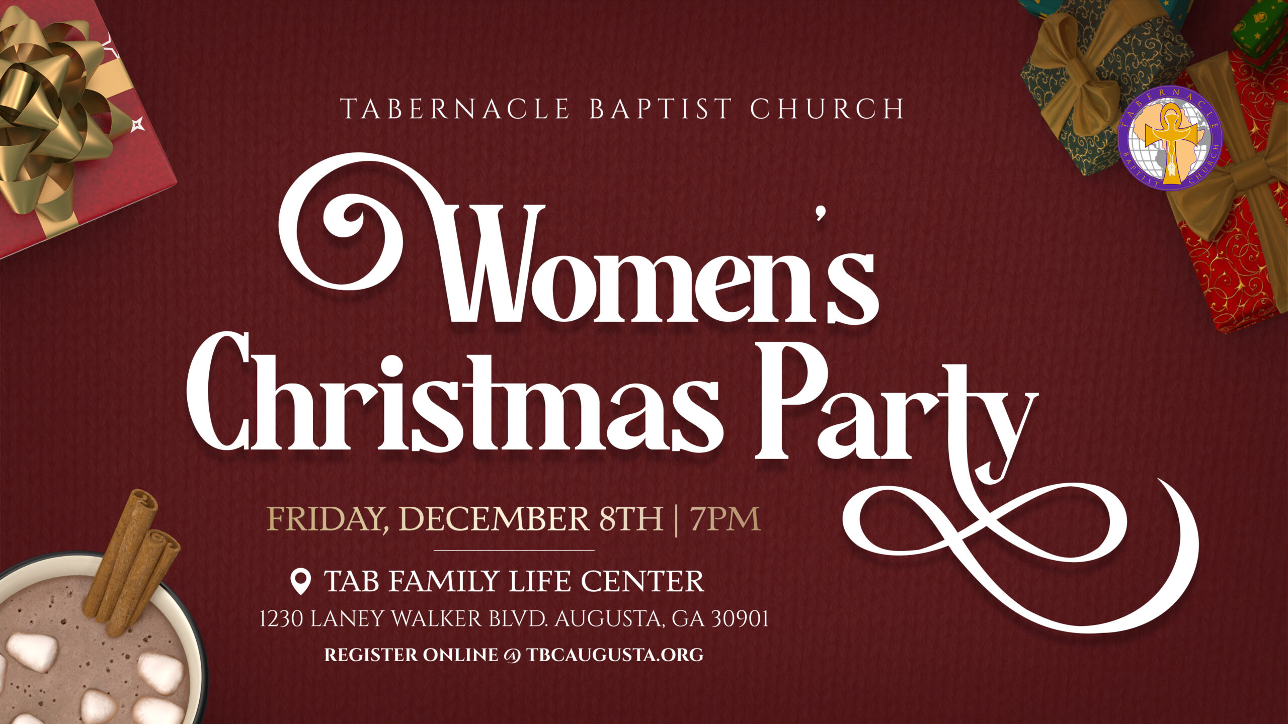 Women’s Christmas Party – TBC Augusta